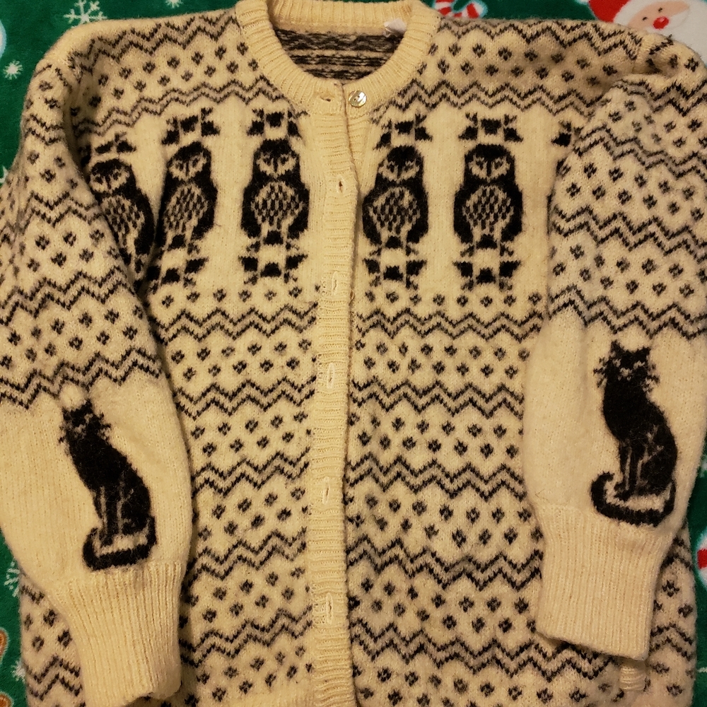Wool cardigan